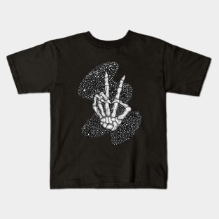 Anatomic Peace Sign by Skye Rain Art Kids T-Shirt